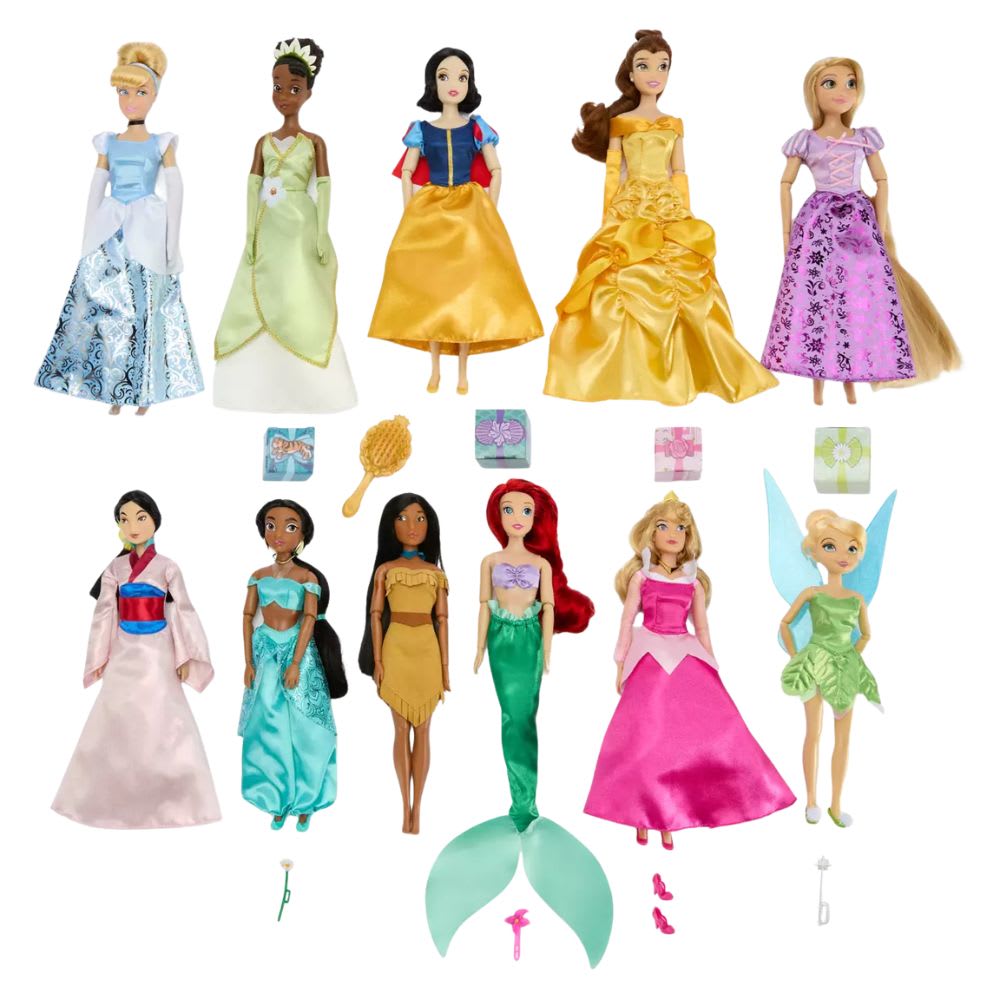 Gift Set 11 Muñecas Clasicas Princesas Disney2