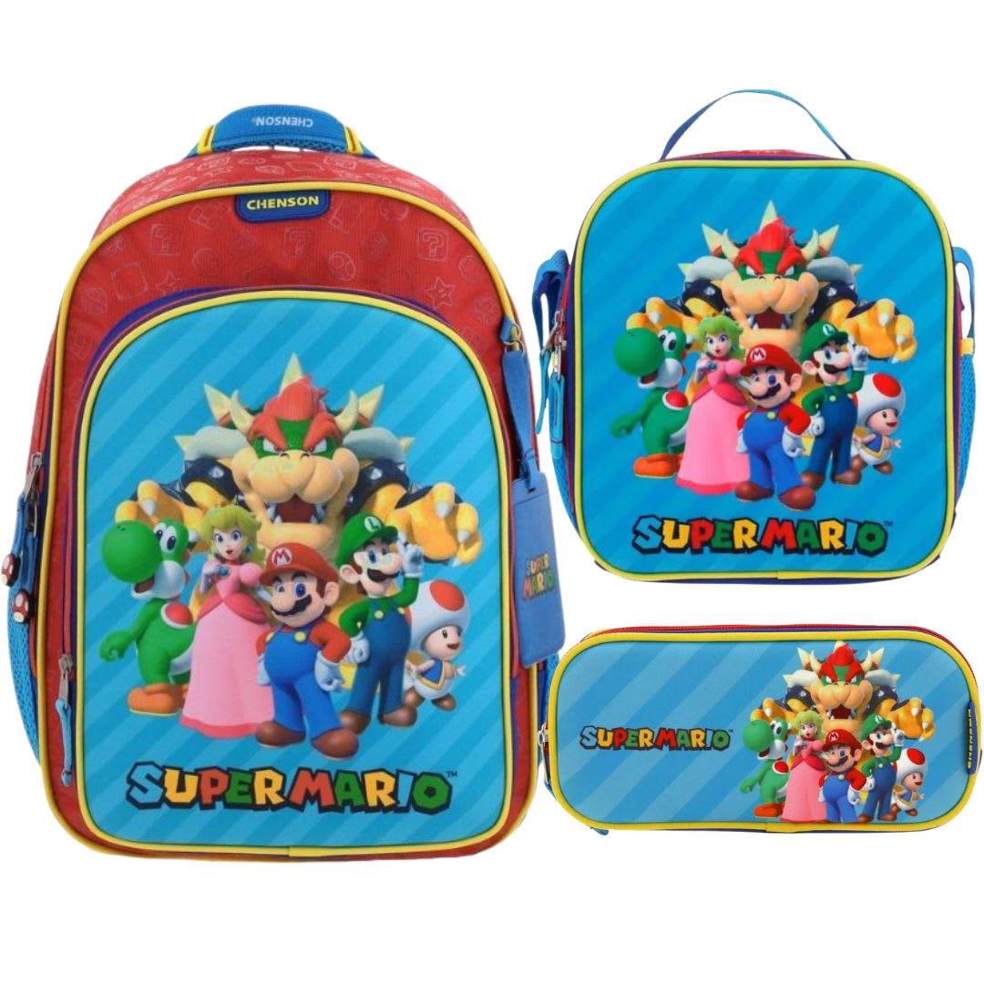Pack Mochila Super Mario Bros Nintendo Oficio 0