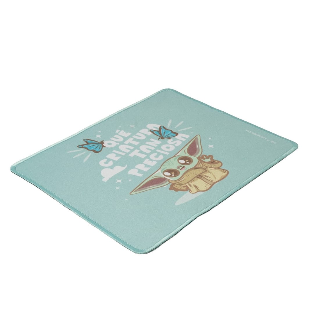 Mouse Inalambrico + Pad Desk Star Wars Baby Yoda Neopreno Antideslizante 24x20 CM Mod 23