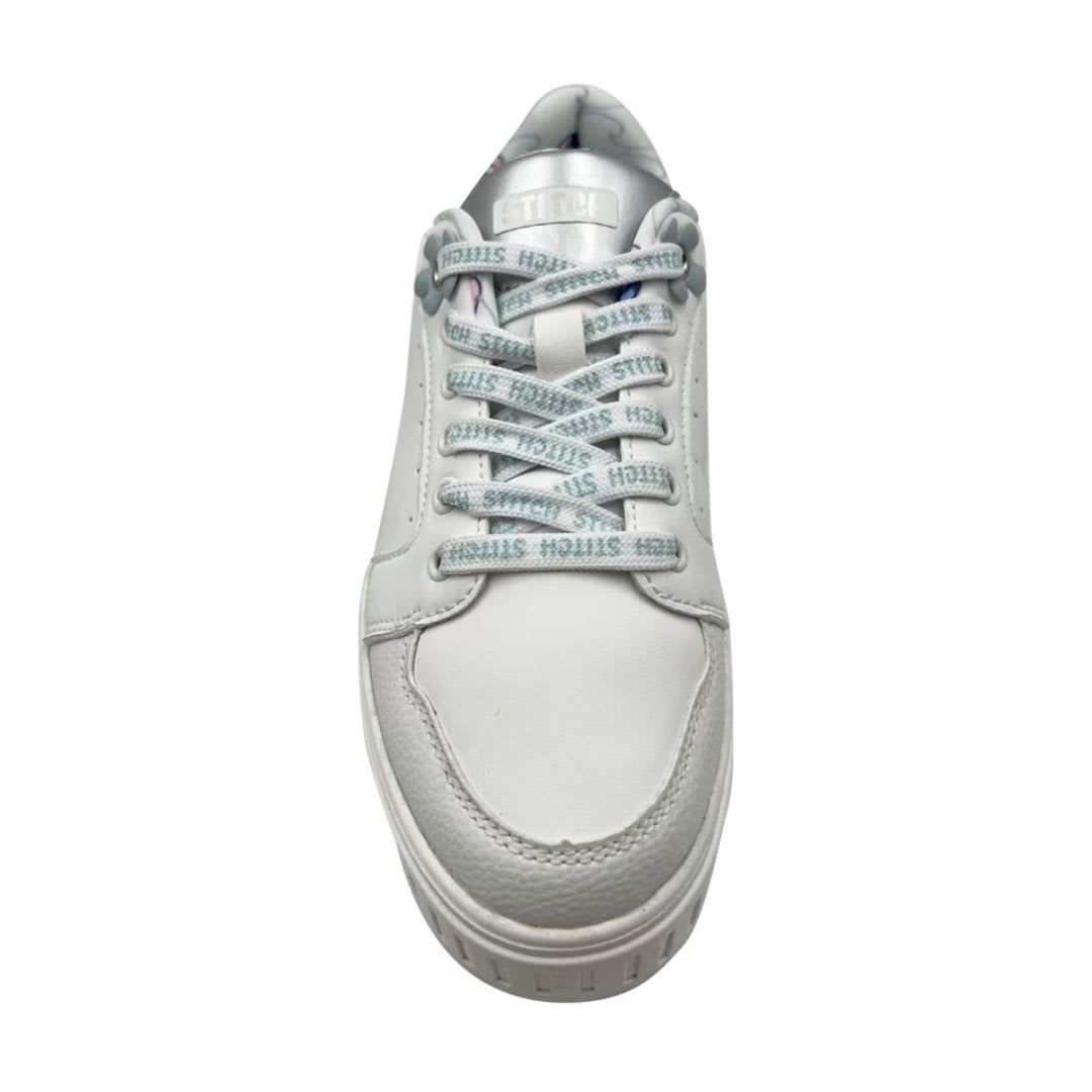 Zapatillas Casual Mujer Stitch Blanco4