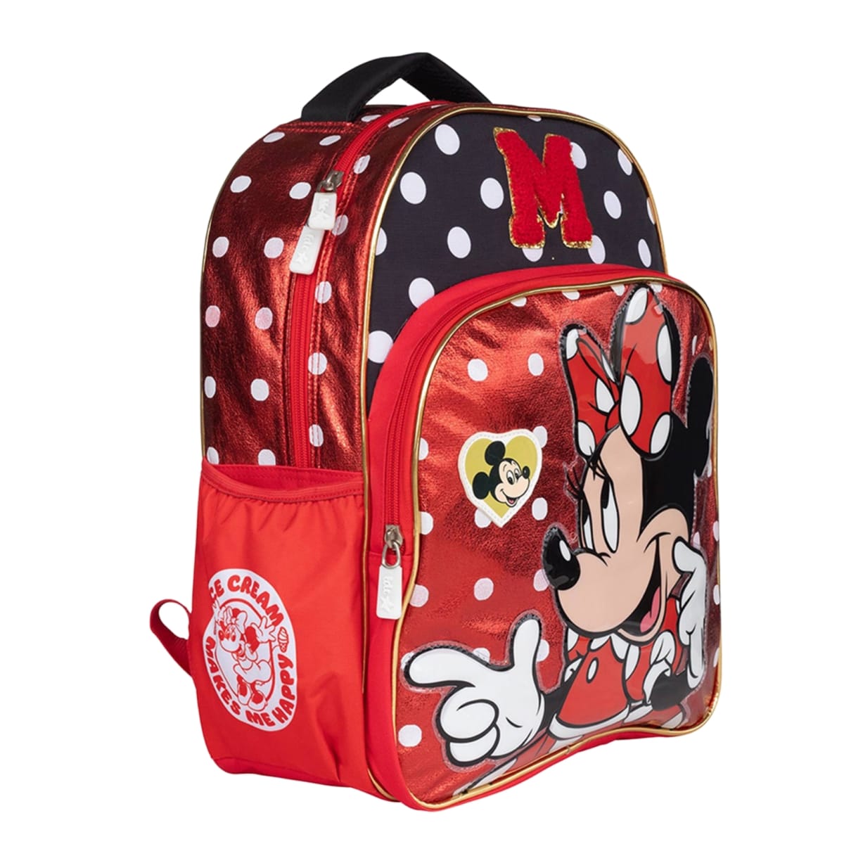 Pack Escolar Mochila Minnie Mouse Roja Oficio2