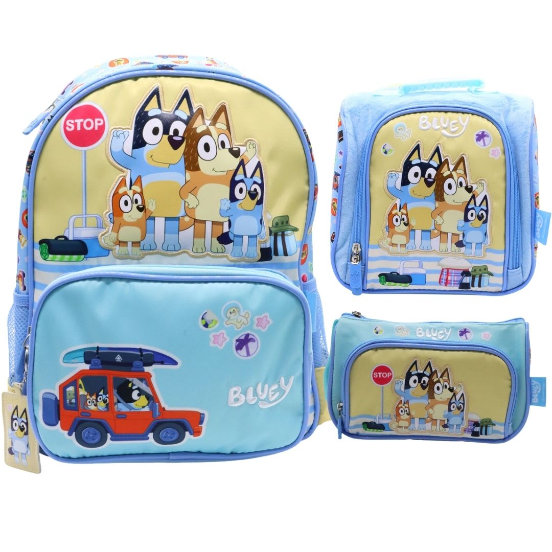 Pack Escolar Mochila Bluey Familia Nido 0