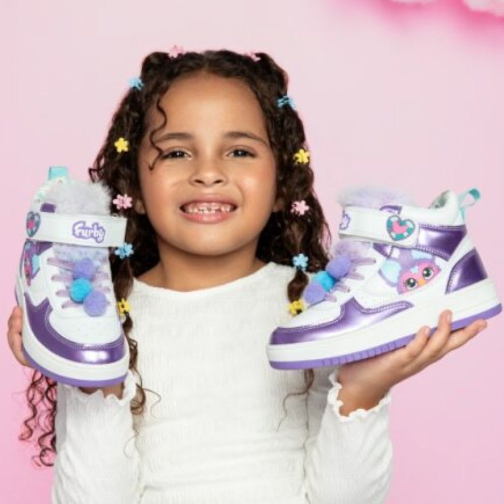 Zapatillas Botin Niña Casual Furby  Lila6