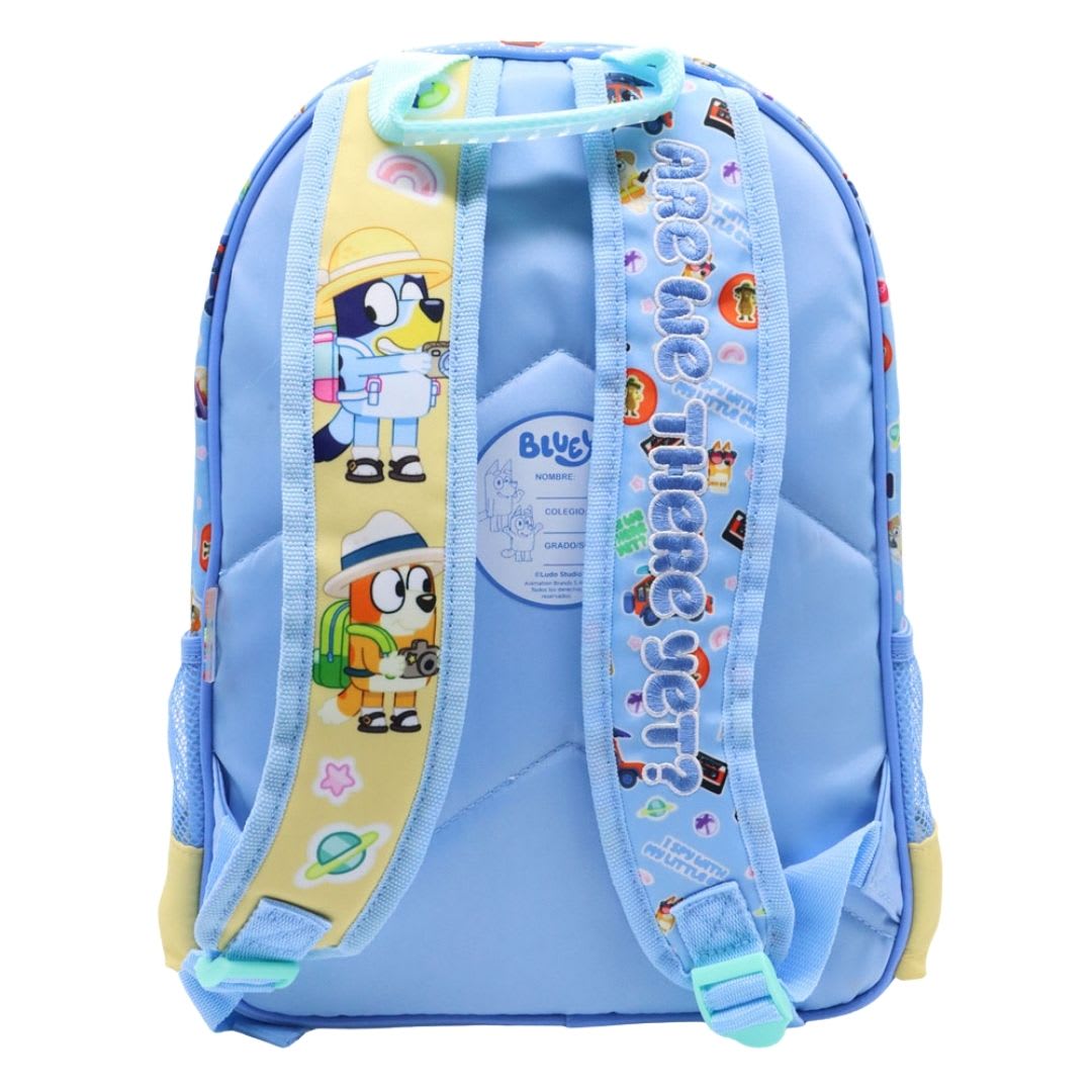 Pack Escolar Mochila Bluey Familia Nido3