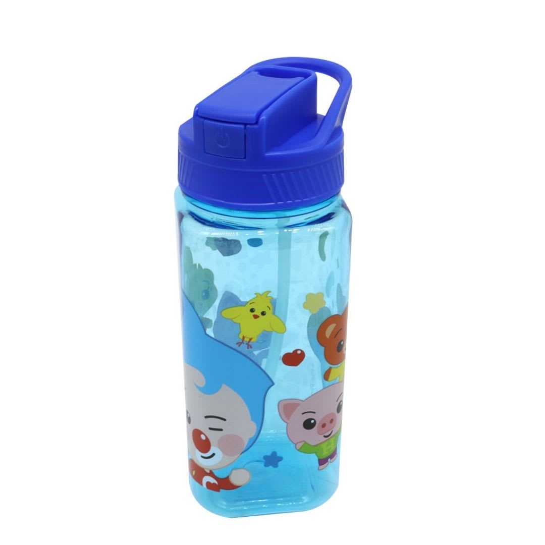 Tomatodo Escolar Botella Con Cañita Plim Plim 500 ML 0