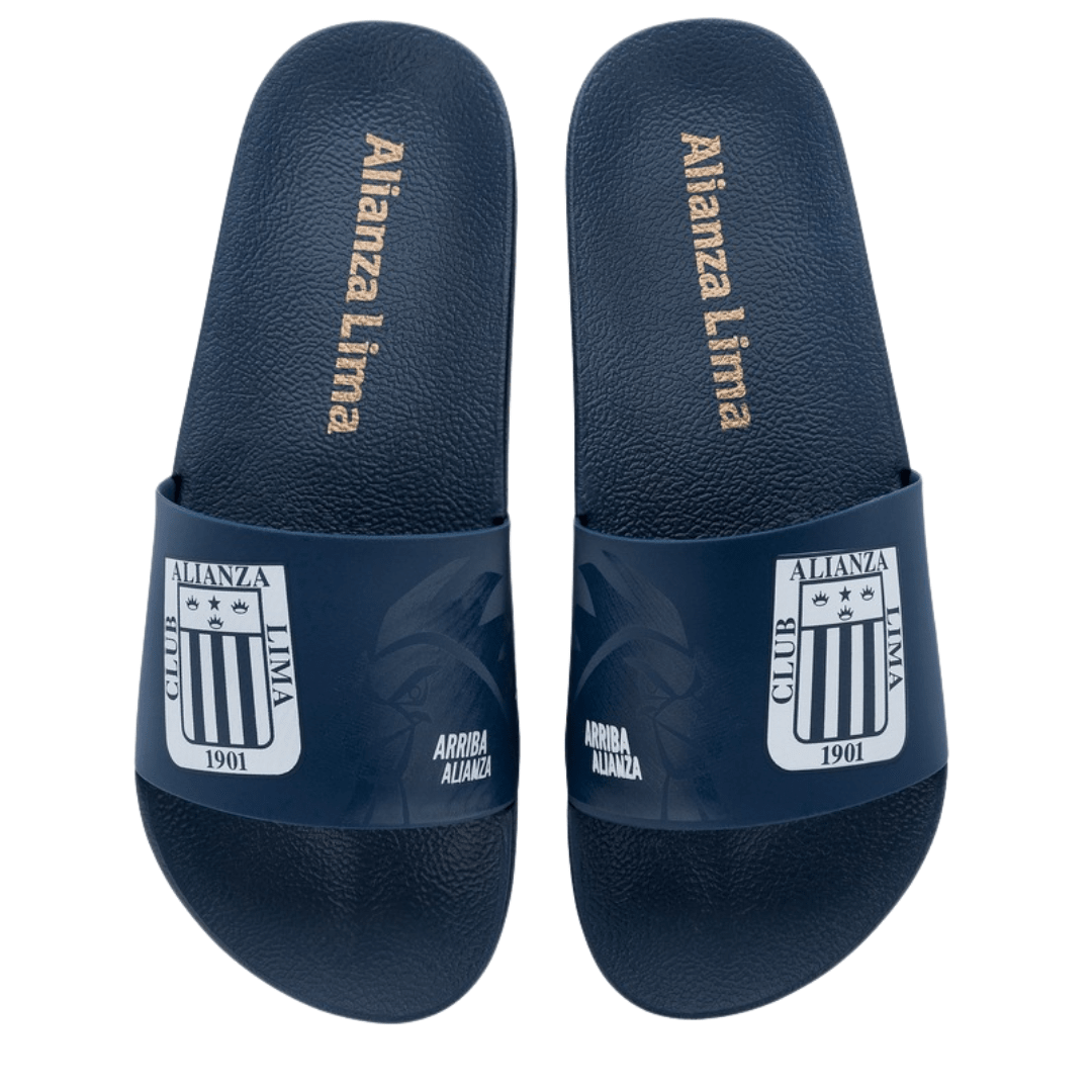 Sandalias Hombre Playera Alianza Lima Gallo Rider Azul2