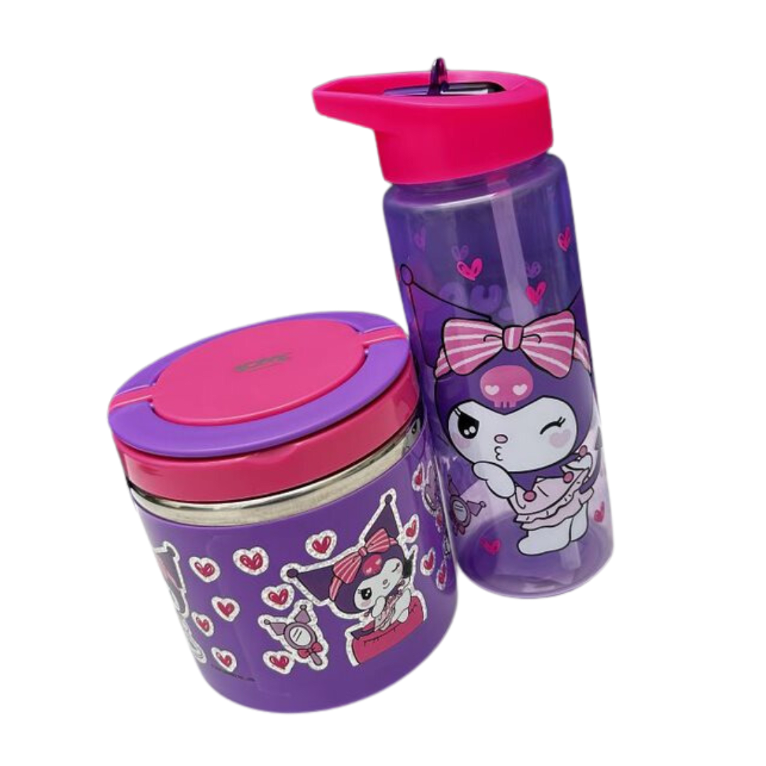 Pack Tomatodo 590 ml + Termo lonchera Kuromi 2