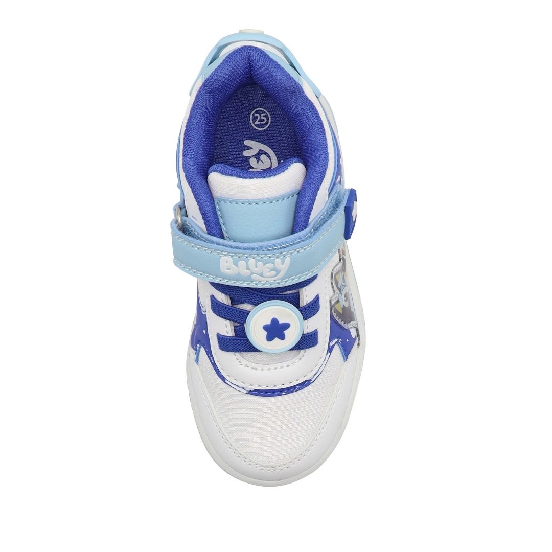Zapatillas Niño Bluey Bingo Azul Celeste con Luces2