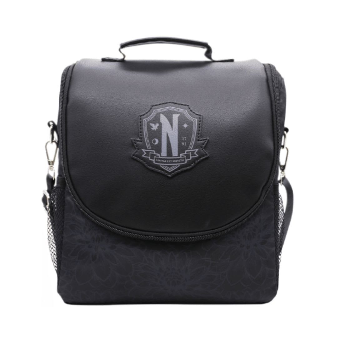 Lonchera Merlina Addams Negra 0