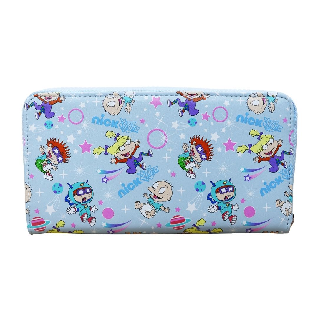 Billetera Rugrats Premium Nick 90s Celeste2