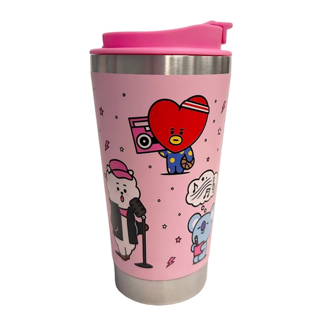 Mug de Cafe Vaso BT21 Personajes Completos KPop Kawaii 450 ML2