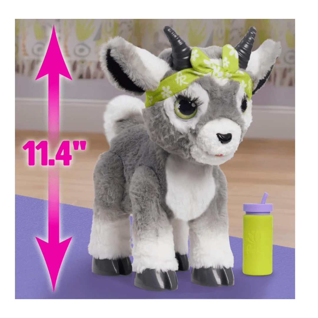 Peluche Interactivo Juguete Furreal La Cabra Daisy Yoga con sonidos y movimiento 29 cm4