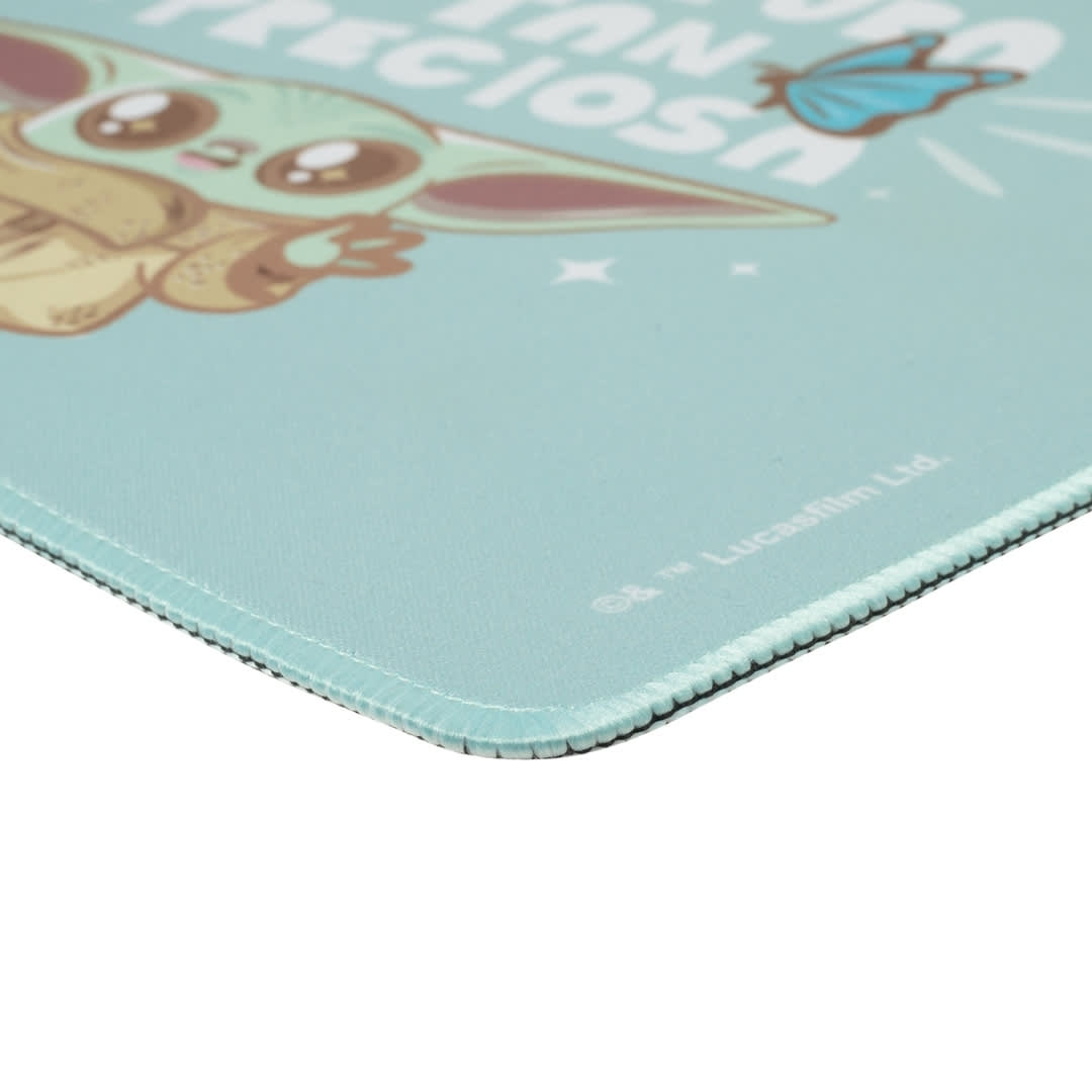 Mouse Inalambrico + Pad Desk Star Wars Baby Yoda Neopreno Antideslizante 24x20 CM Mod 35