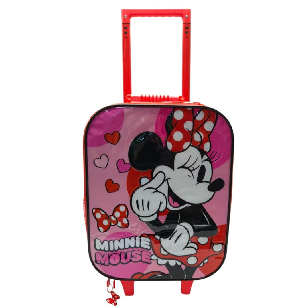 Pack Escolar Maleta Minnie Mouse Eco Rojo Oficio2