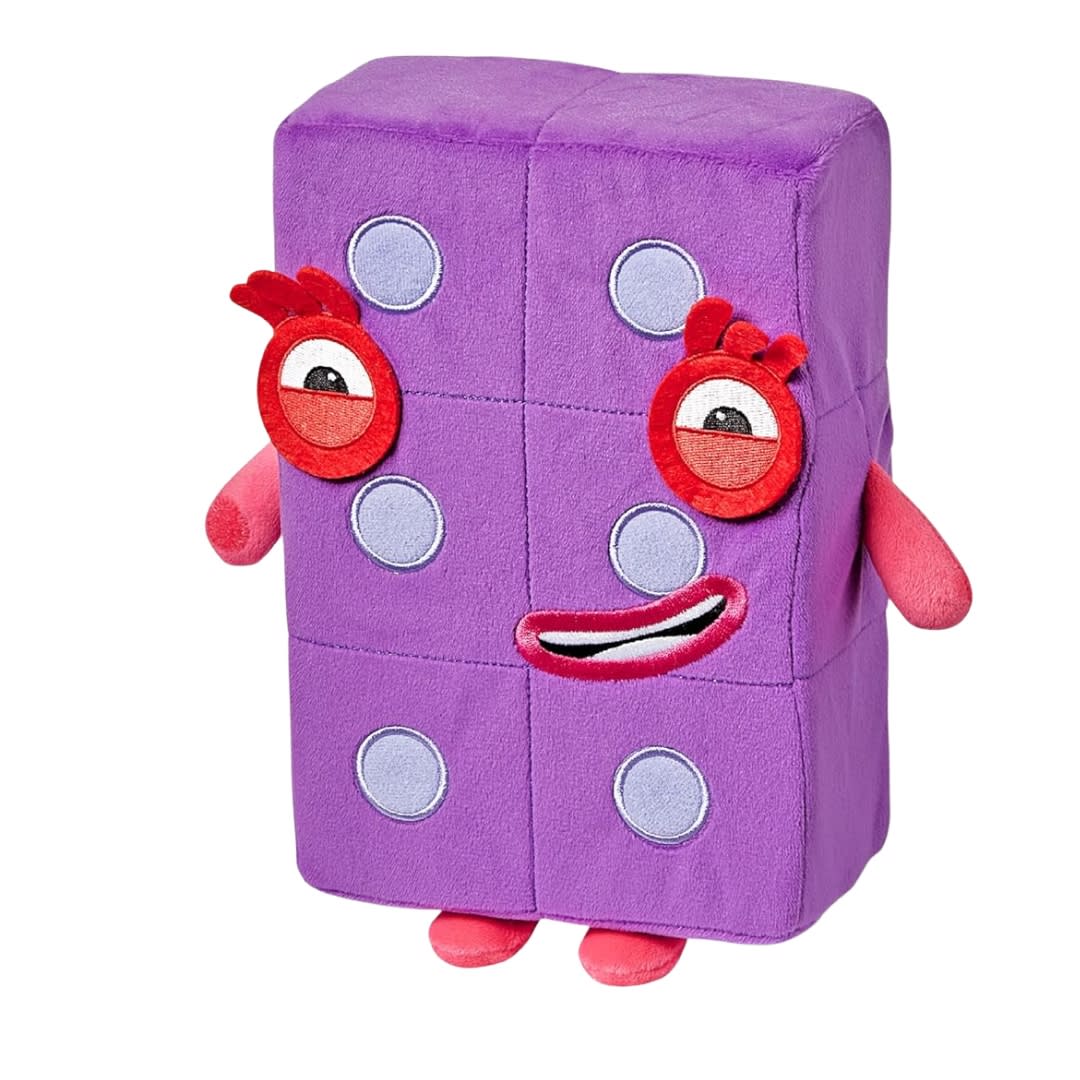 Peluche Numberblock Numero 6 Numberblocks2