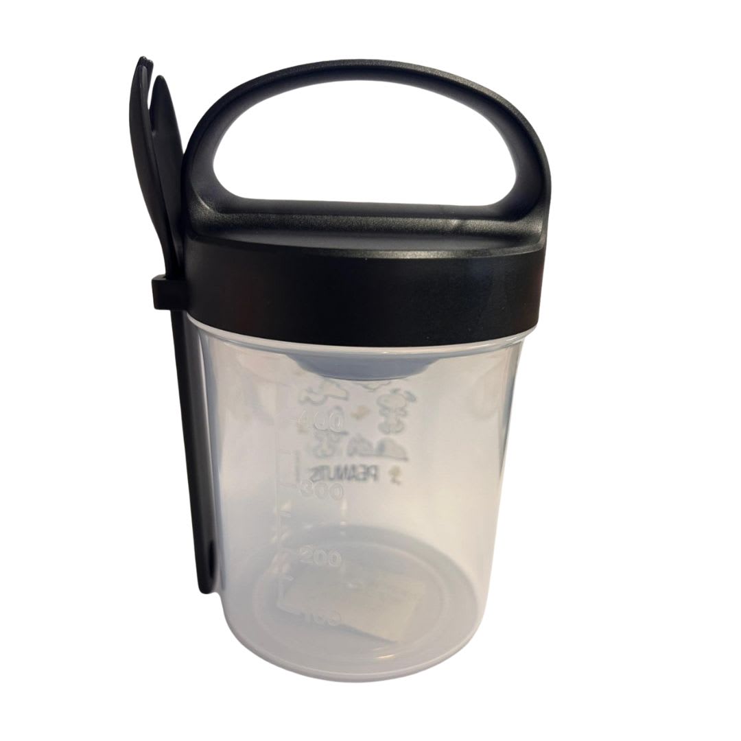 Taper con Cuchara Escolar Snoopy Blanco 560 ML3