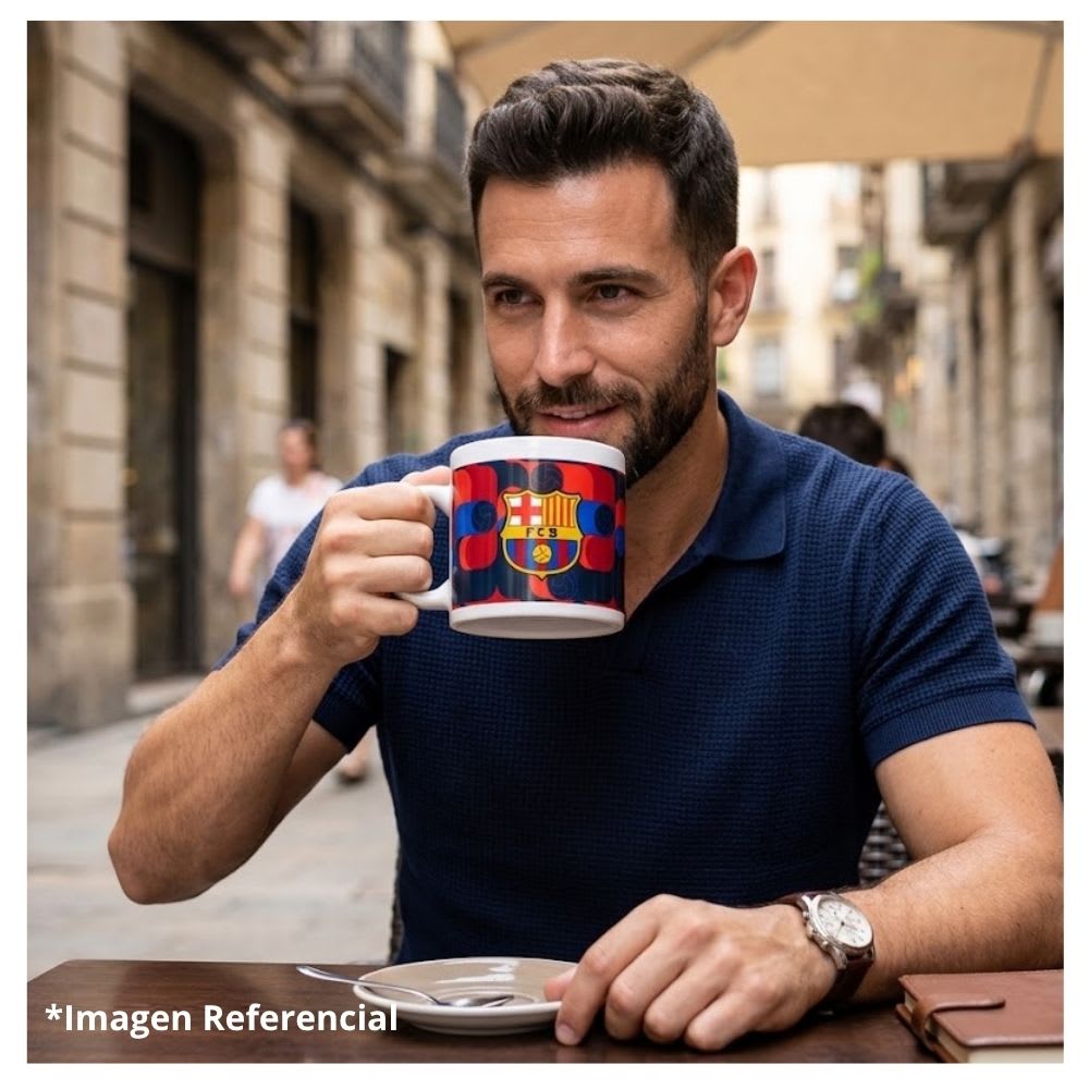 Mug Taza Barcelona Futbol Escudo 480 ML4