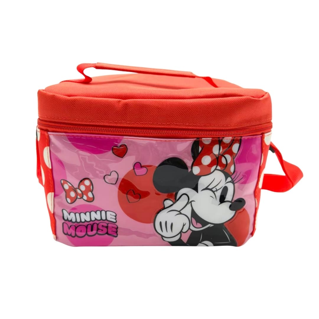 Pack Escolar Maleta Minnie Mouse Eco Rojo Oficio4
