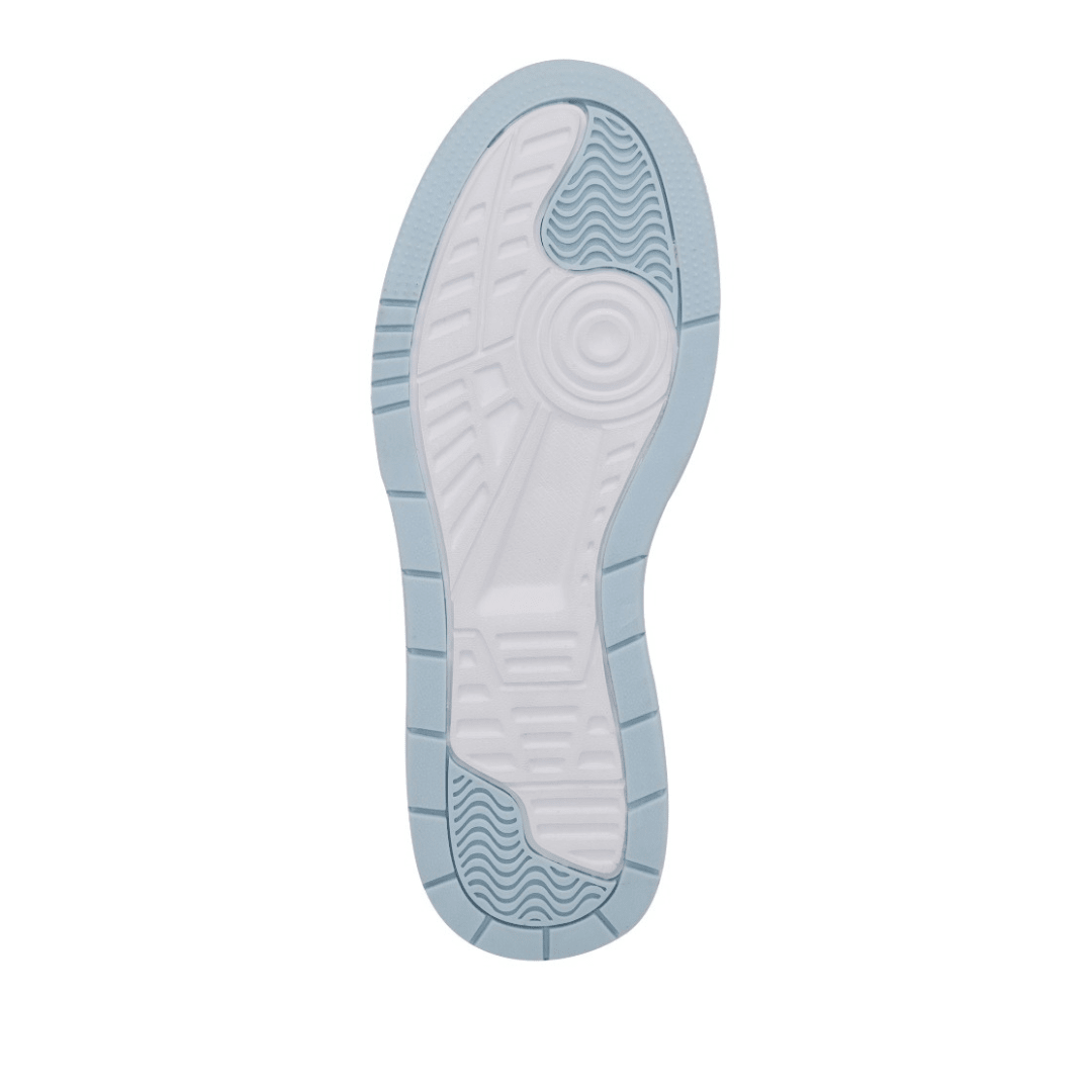 Zapatillas Mujer Urbana Stitch Blanco Celeste5
