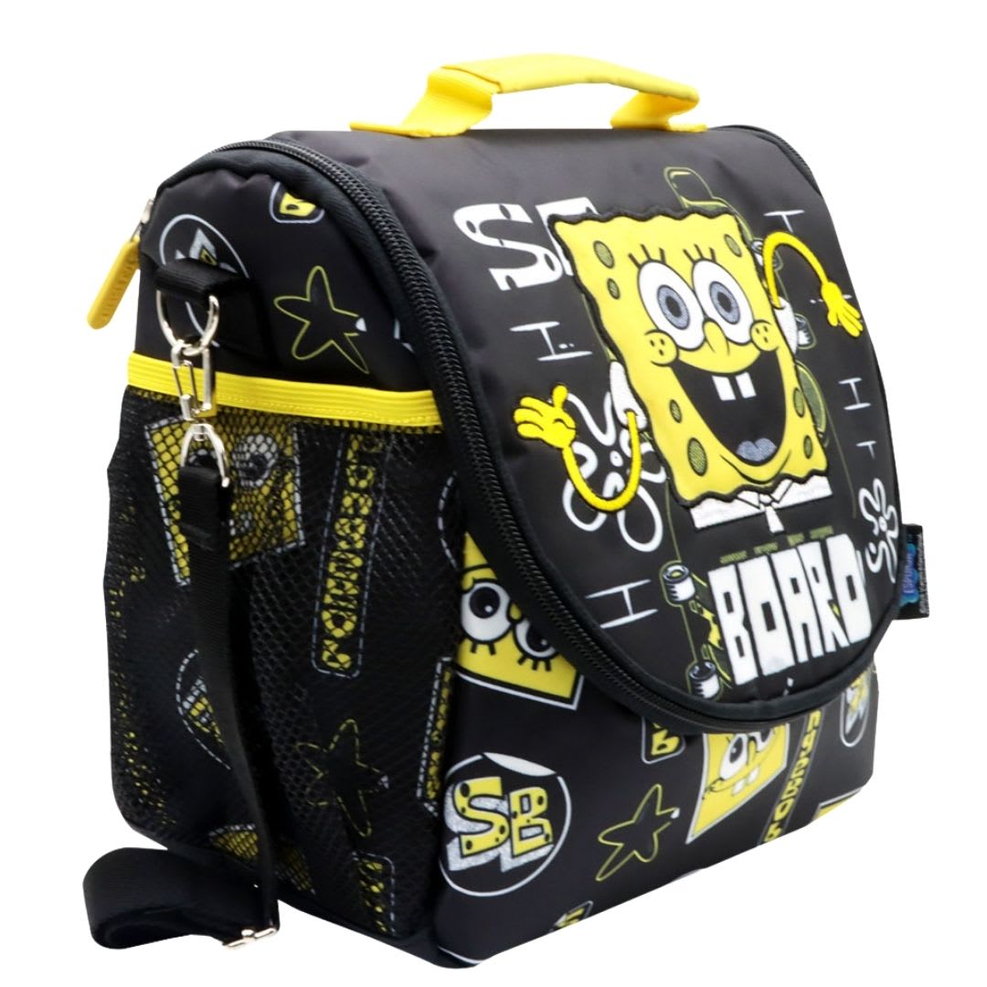 Pack Escolar Mochila Bob Esponja Negro Oficio4