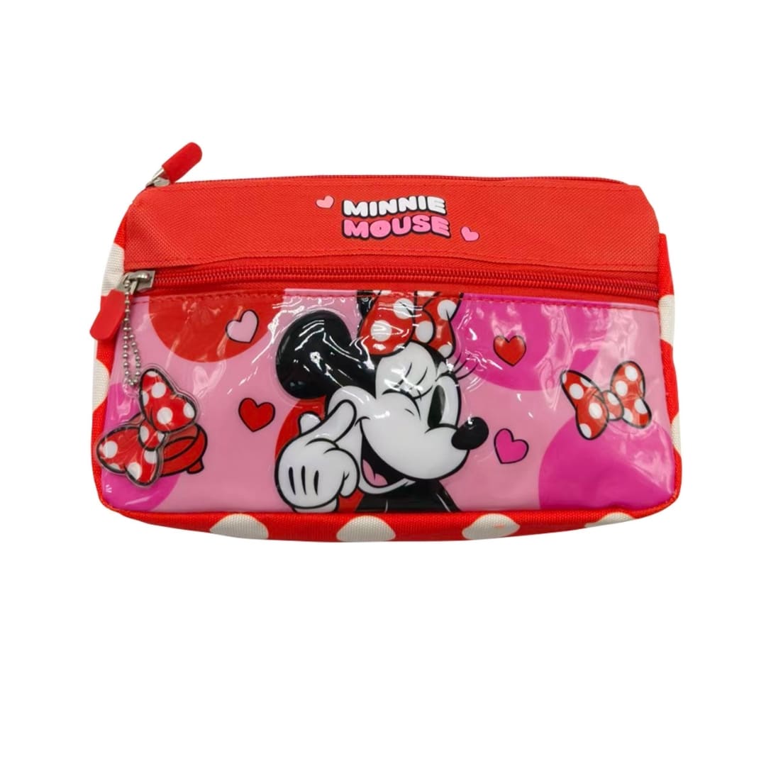 Pack Escolar Maleta Minnie Mouse Eco Rojo Oficio 5