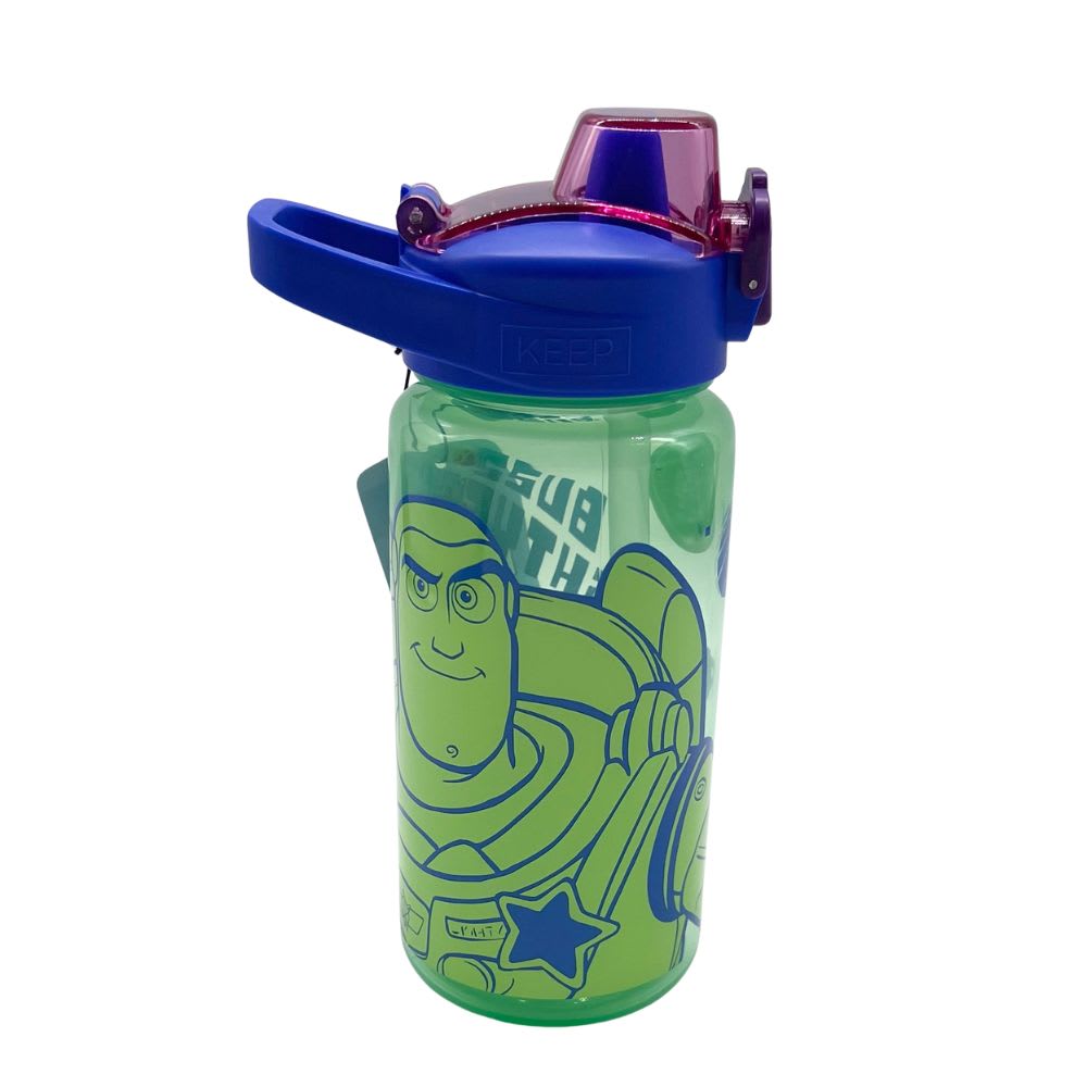 Botella Tomatodo Buzz Ligthyear Toy Story 5 Tapa con Boton Cañita Keep 650 ML2