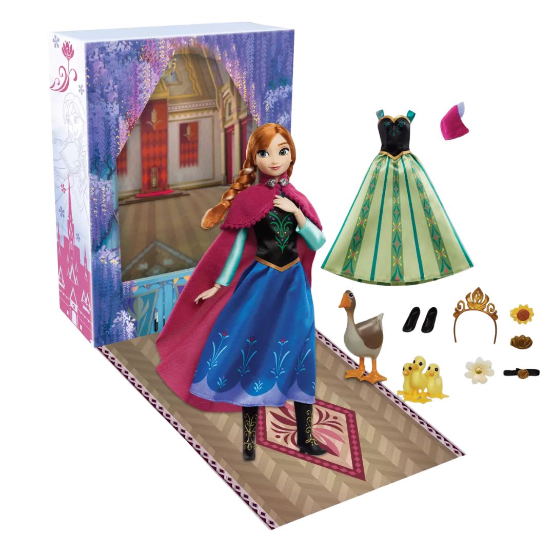 Muñeca Disney Store Ana Frozen con ropa y accesorios 0