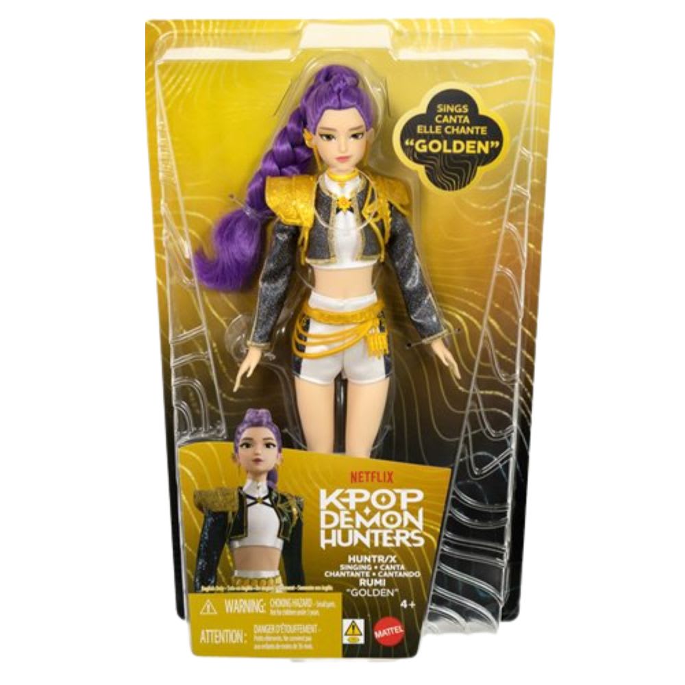 Muñeca Musical Rumi Huntrix Golden Guerreras Kpop Demon Hunters Mattel4