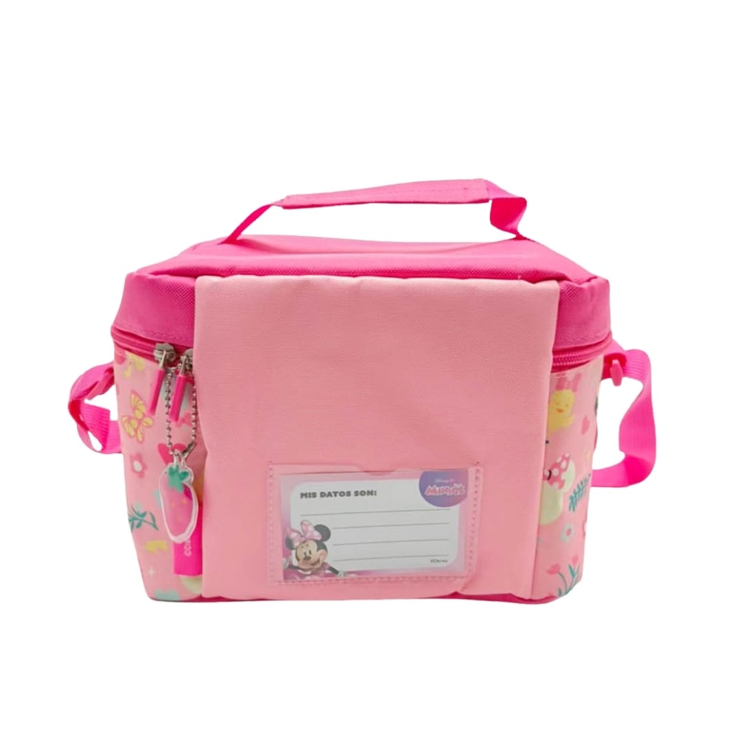 Pack Escolar Maleta Minnie Mouse Eco Fucsia Oficio4