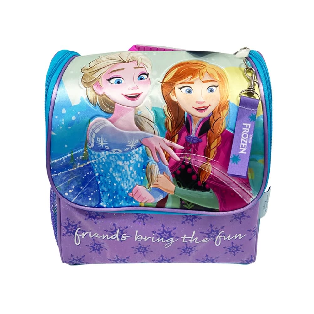 Lonchera Mochila Elsa Ana Frozen Celeste 0