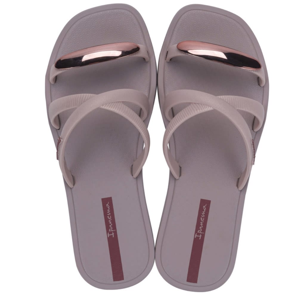 Sandalias Deluxe Mujer Ipanema Metal Chic Plateado4