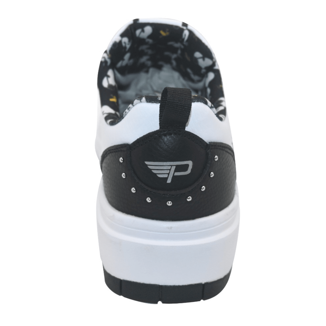 Zapatillas Mujer Casual Snoopy Blanco Negro4