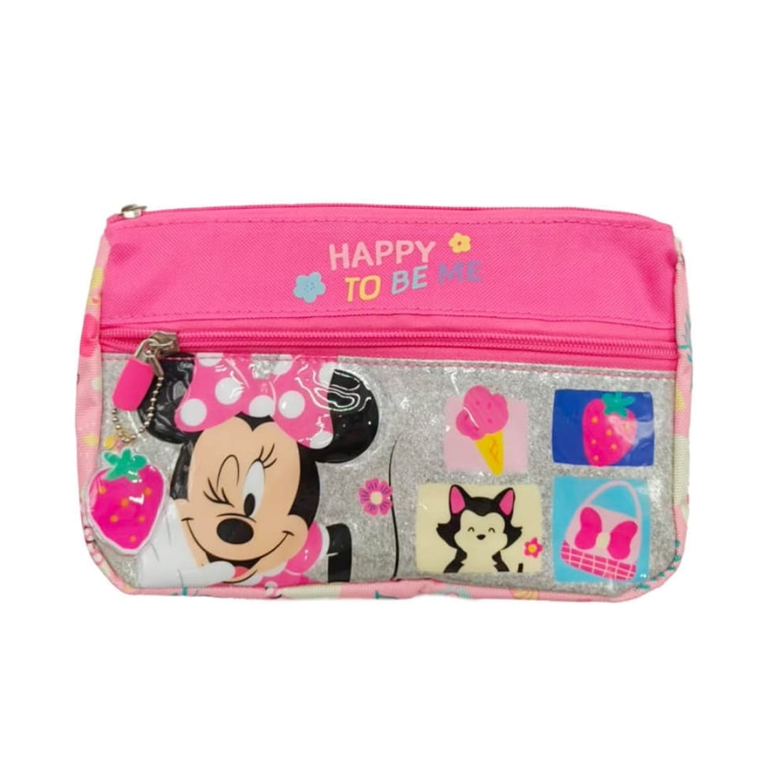 Pack Escolar Maleta Minnie Mouse Eco Fucsia Oficio5