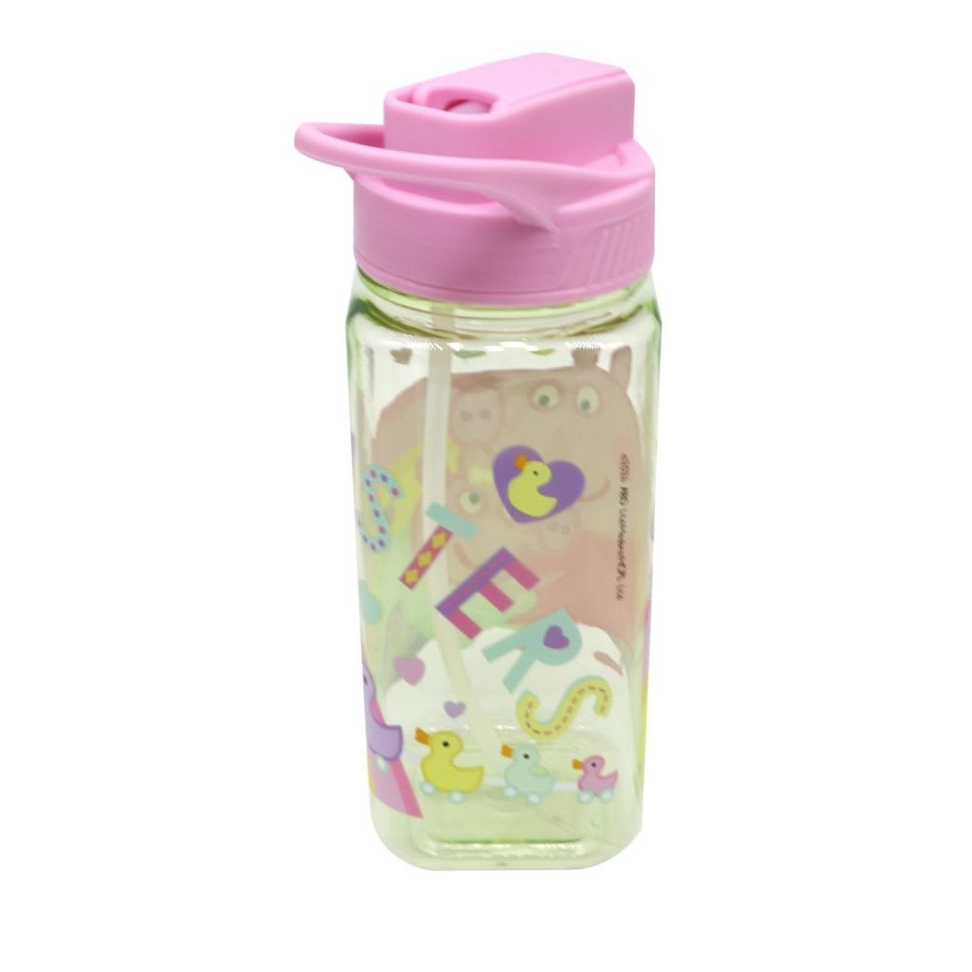 Tomatodo Escolar Botella Con Cañita Peppa Pig y hermanita Evie 500 ML3