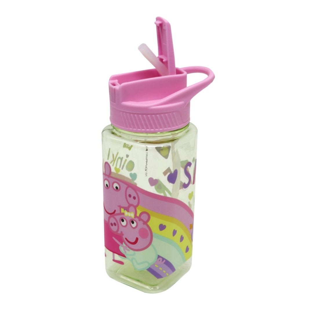Tomatodo Escolar Botella Con Cañita Peppa Pig y hermanita Evie 500 ML4