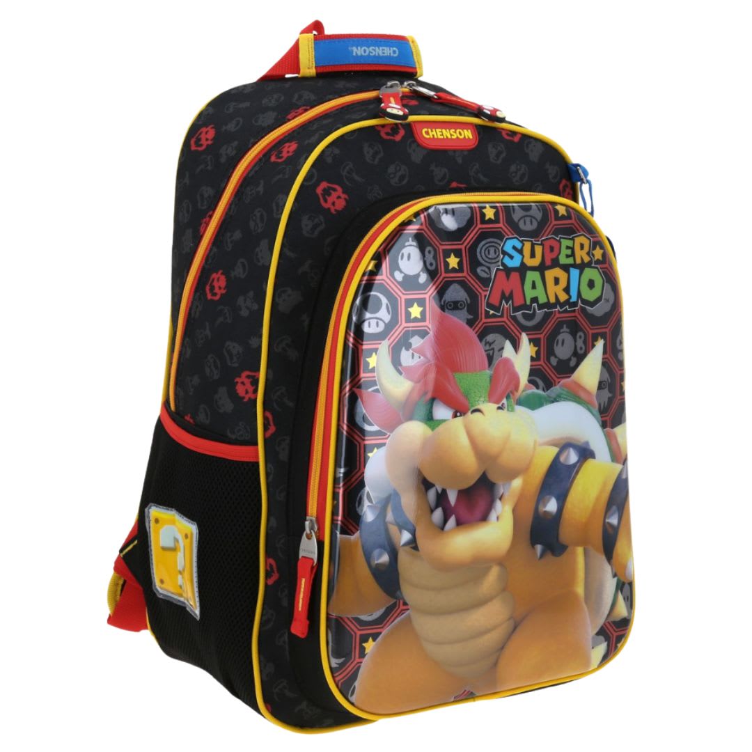 Pack Escolar Mochila Bowser Mario Bros Nintendo Oficio2