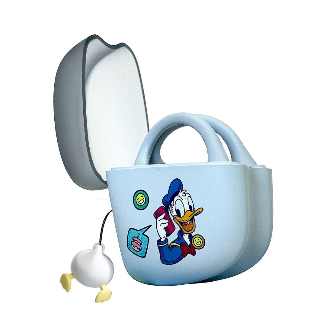Audifonos Bluetooth Open Ear Pato Donald Celeste 0