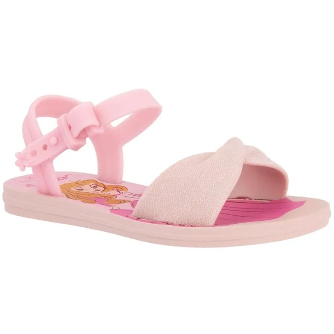 Sandalias Deluxe Princesa Aurora Rosado Niña2