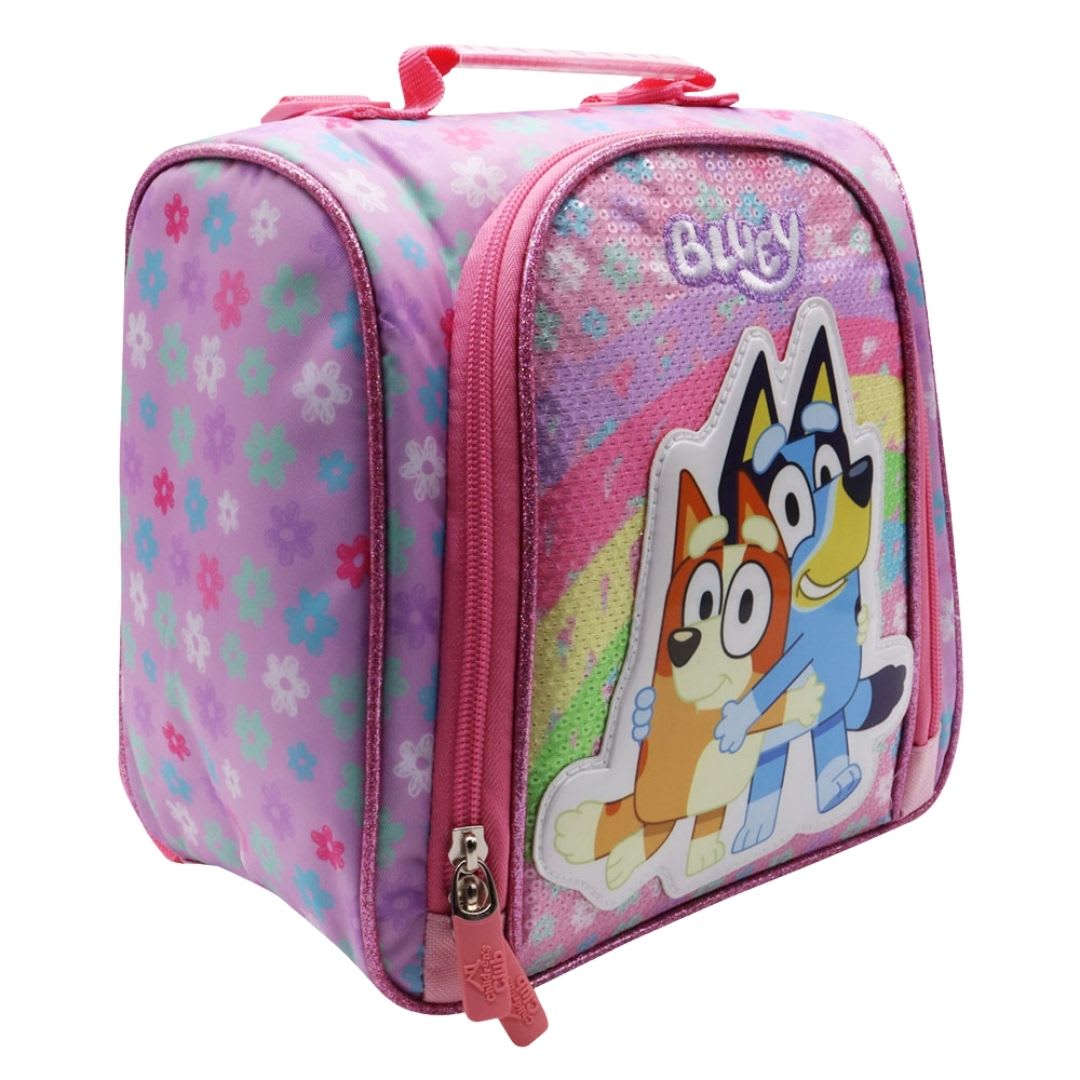 Pack Escolar Mochila Bluey Bingo Rosado Nido4