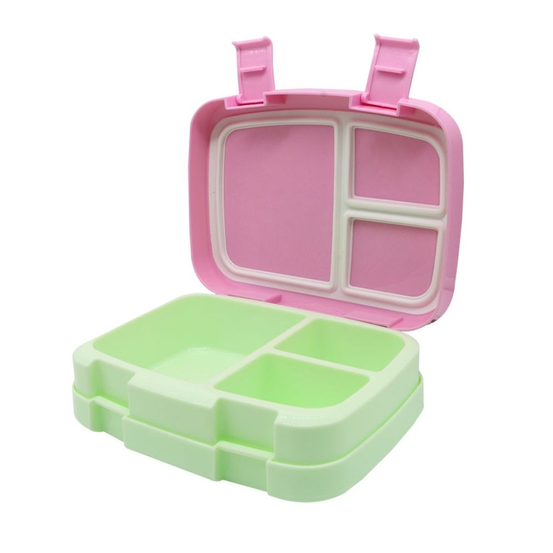 Taper con Divisiones Escolar Bento Peppa Pig y hermanita Evie2