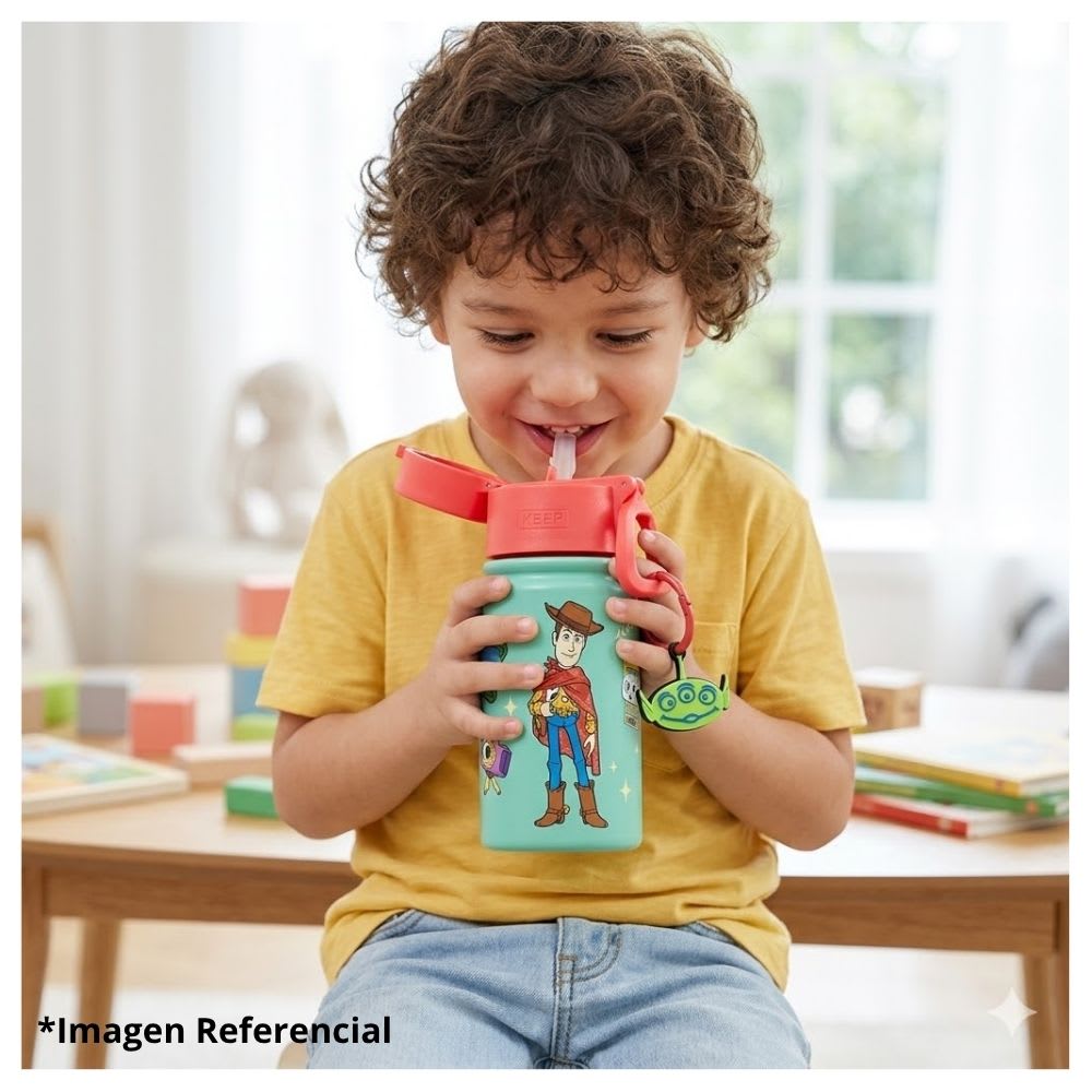 Botella Tomatodo Acero Termico Woody Buzz Ligthyear Toy Story 5 con Cañita Keep 350ML5