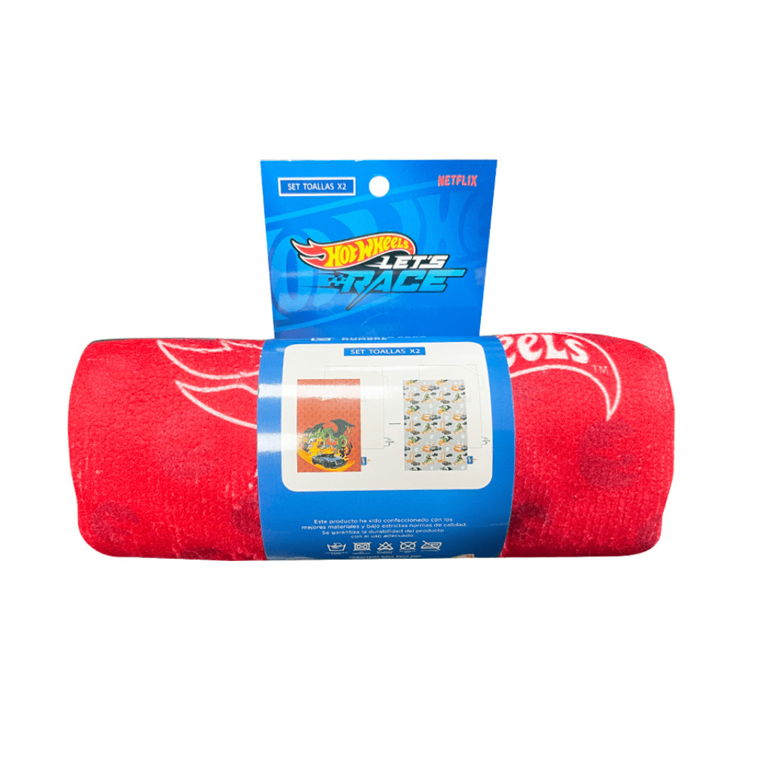Set de toalla x2 Hot Wheels Dragon3