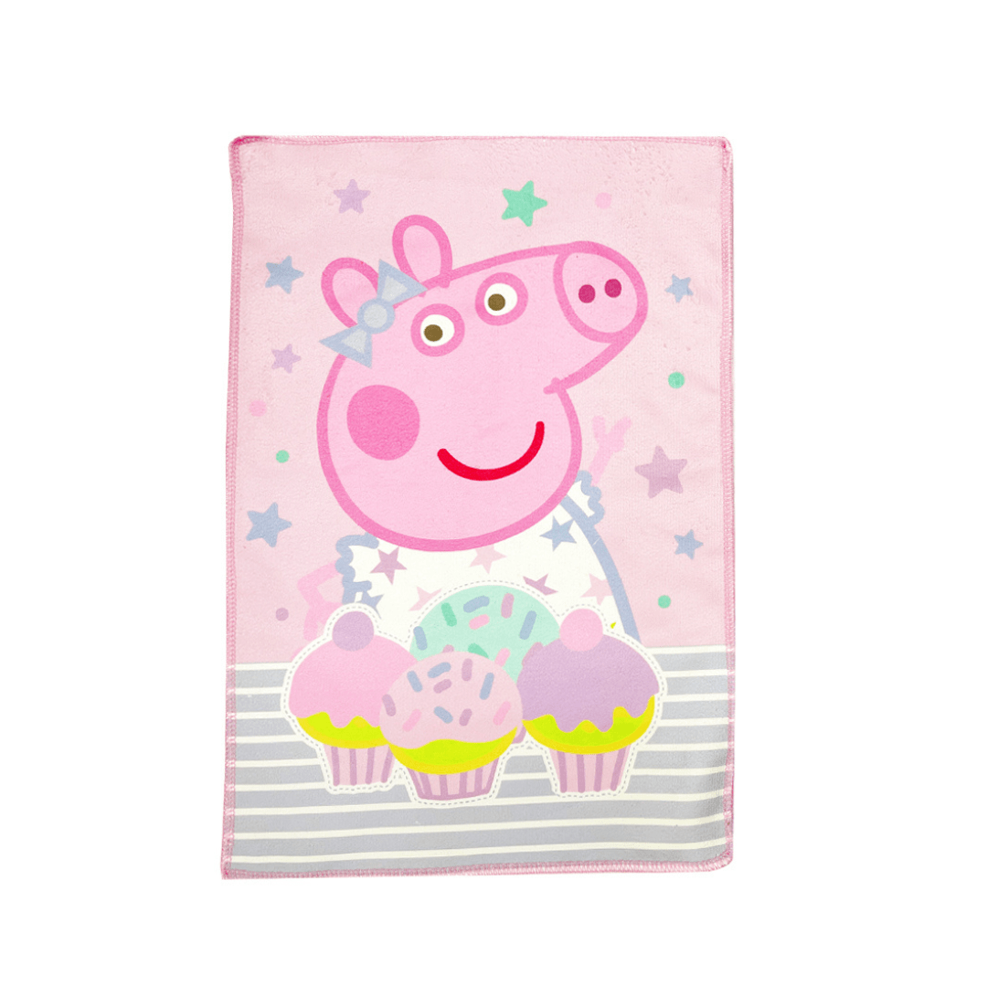 Set de toalla x2 Peppa Pig Cupcakes 0
