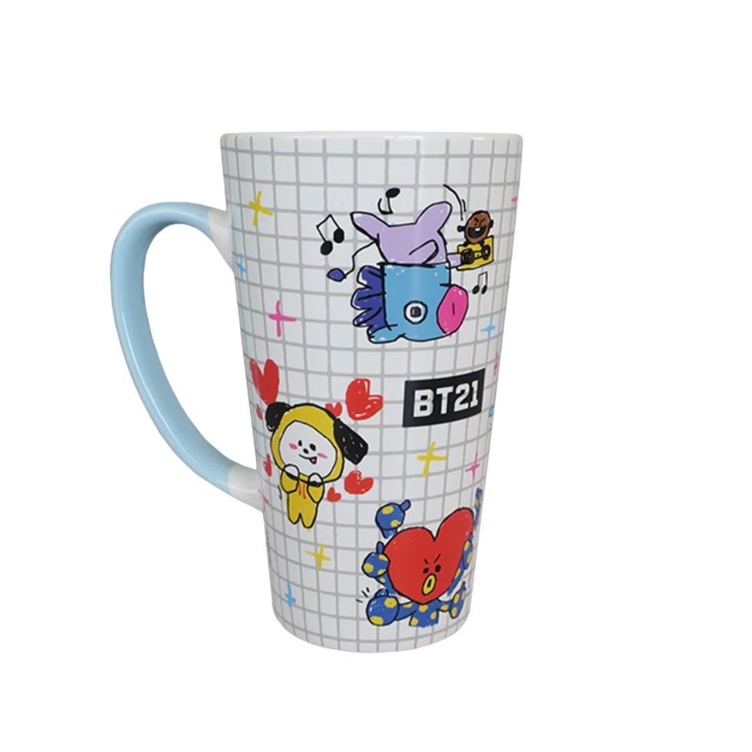 Mug Taza BT21 Personajes Completos Line Friends KPop Kawaii 480 ML 0