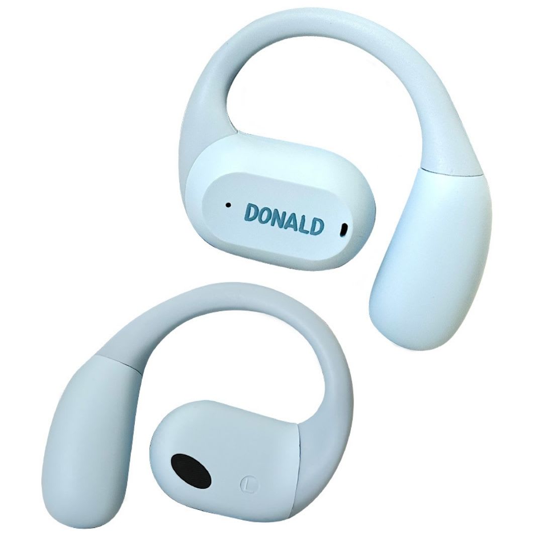 Audifonos Bluetooth Open Ear Pato Donald Celeste2