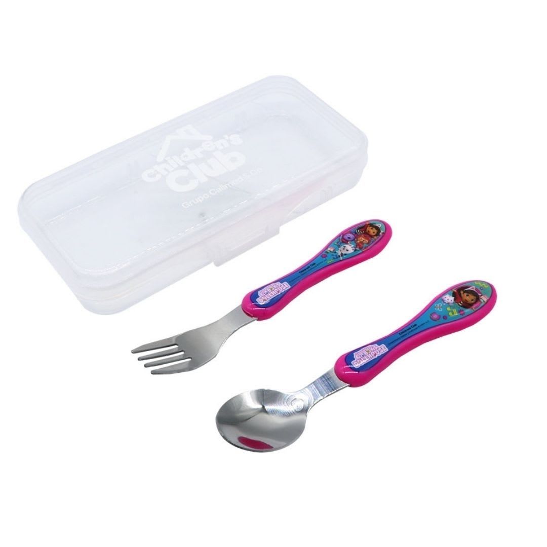 Pack Escolar Gabby Dollhouse Cubiertos + Individual2