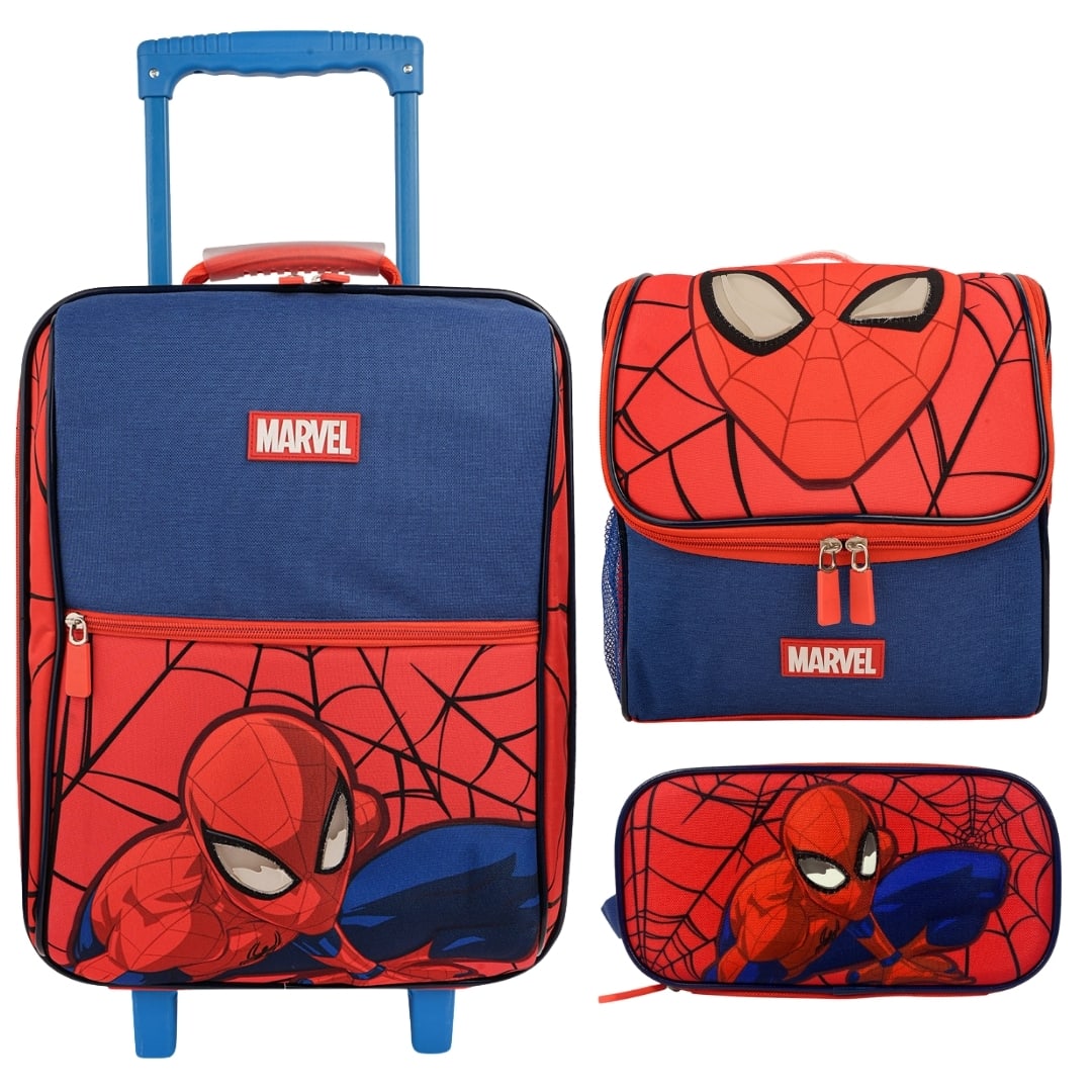 Pack Escolar Maleta Spiderman Mascara Oficio 0