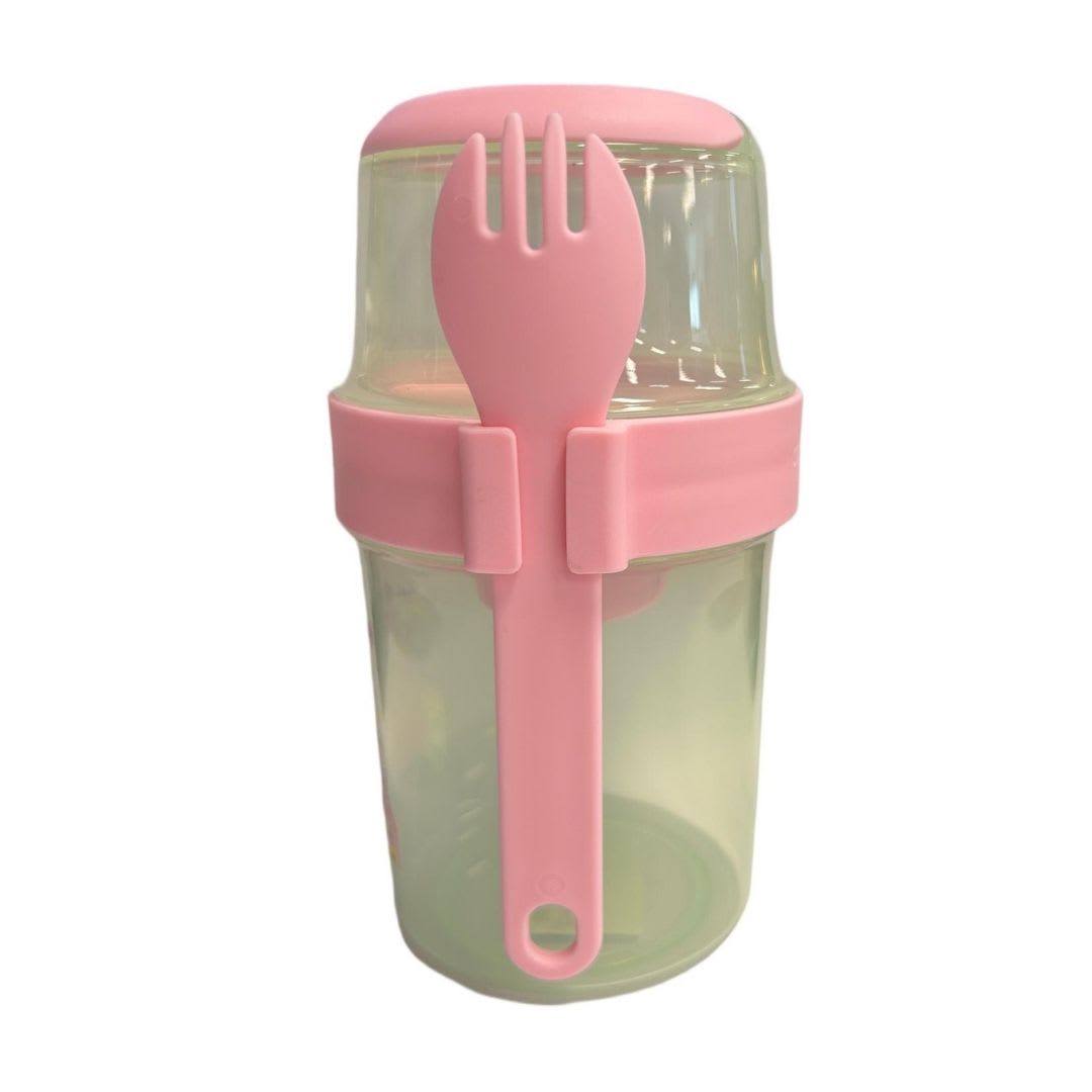 Vaso Yogurera Escolar Peppa Pig y hermanita Evie 310 ML + 560 ML3