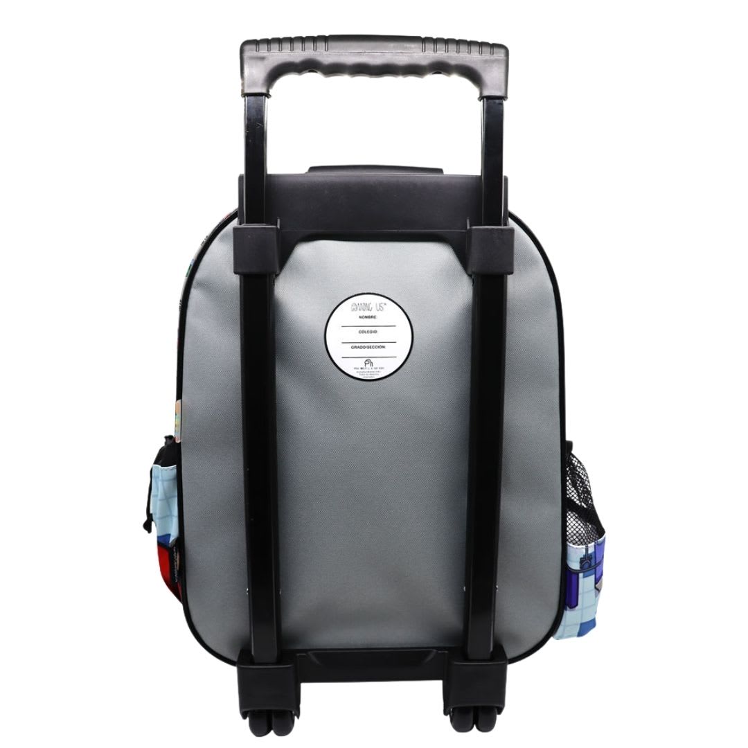 Pack Escolar Maleta Among Us Rojo Oficio3