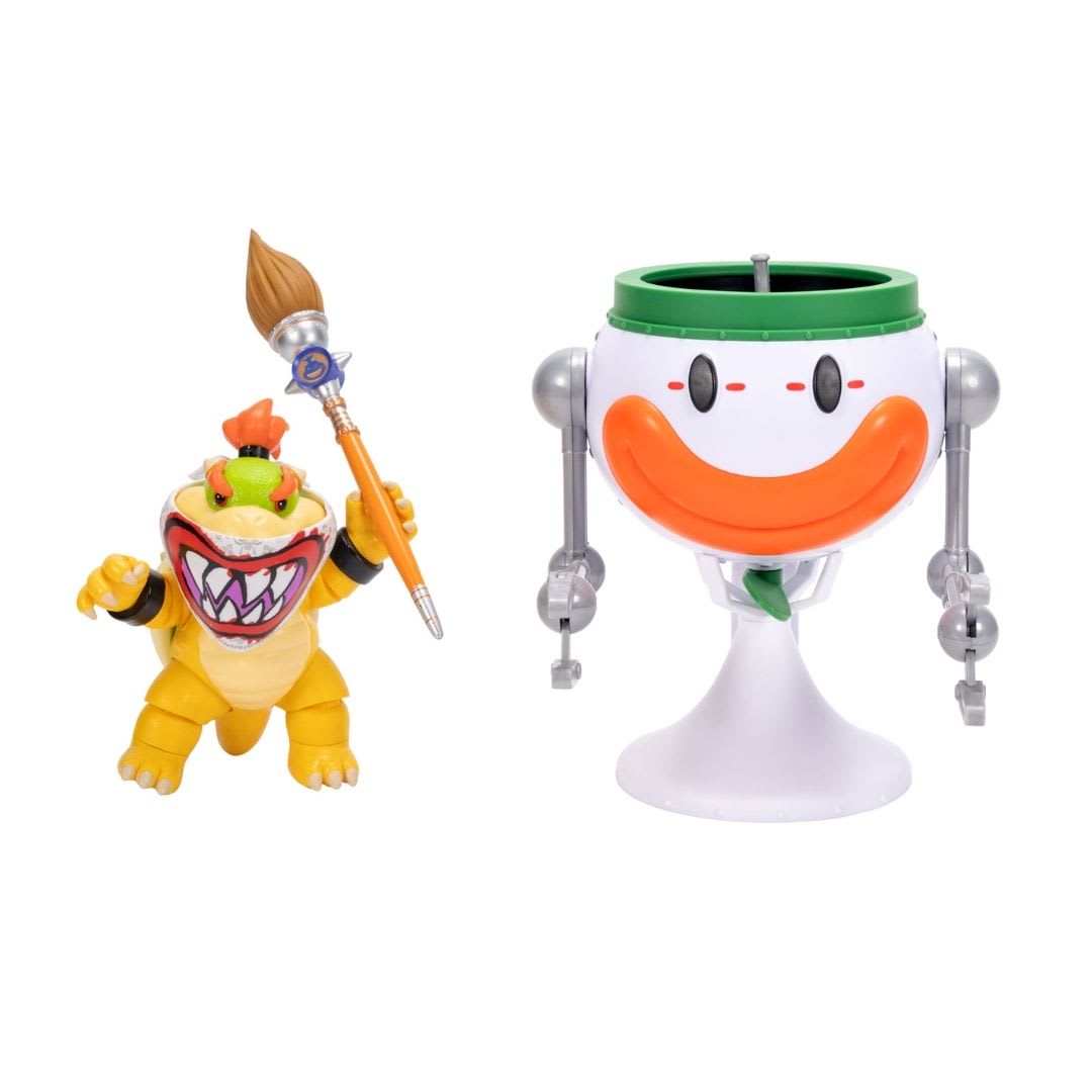 Set de Figuras Mario Galaxy Clowncar 13cm Nintendo2